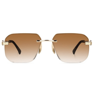 UV Protected Square Rimless Sunglasses