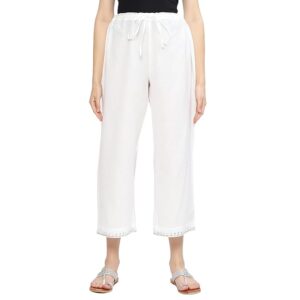 BIBA Women's Straight Fit Mid Rise
