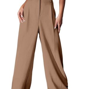 GRECIILOOKS Women High Rise High Waist Trousers Flared Korean Style Formal Pants