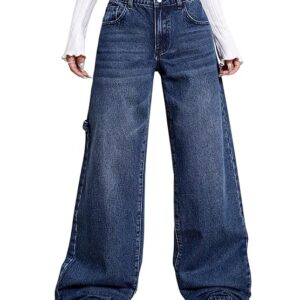GRECIILOOKS Women's Regular Fit High Rise Pant Baggy High Waist