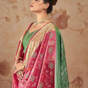 Women's silk saree for festival and Wedding with rich pallu Design with blouse piece