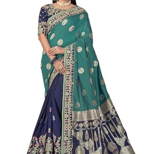 Banarasi Silk Traditional saree with Unstitch Heavy Blouse Piece