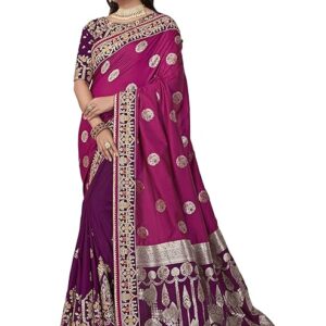 Banarasi Silk Traditional saree with Unstitch Heavy Blouse Piece
